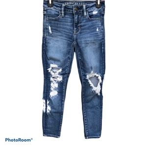 American Eagle AE Next Level Stretch Jegging Jeans Size 0 xshort